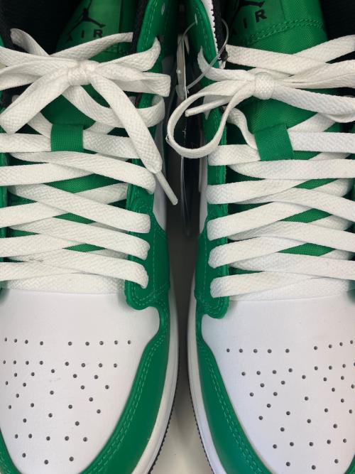 NIKE（ナイキ）NIKE (ナイキ) ハイカットスニーカー ホワイト×グリーン サイズ:26の古着・服飾アイテム