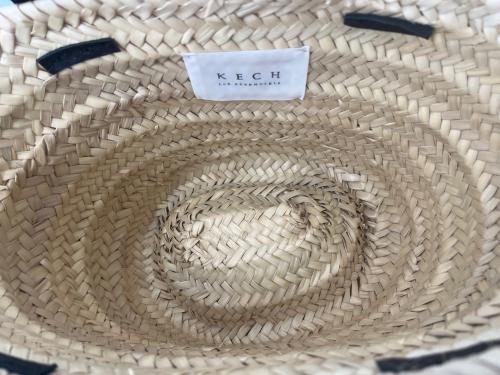 KECH LeS ESSENTIELS（ケッシュルエッセンシャル）KECH LeS ESSENTIELS (ケッシュルエッセンシャル) カゴバッグ ナチュラルの古着・服飾アイテム