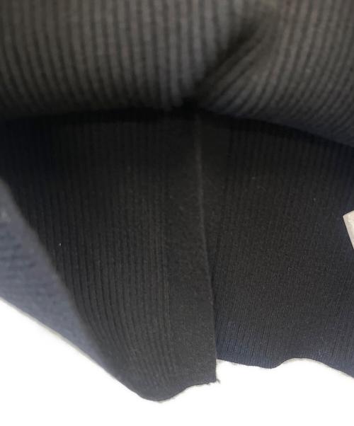 Snidel（スナイデル）Snidel (スナイデル) チュールドッキングニットワンピ ブラック サイズ:Fの古着・服飾アイテム