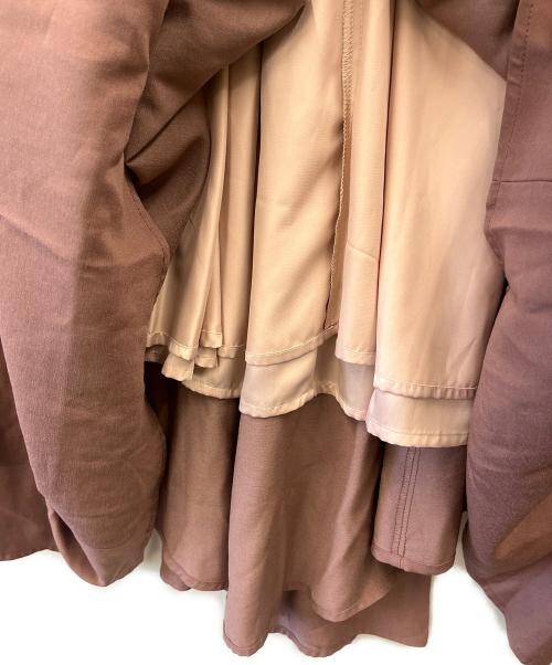 anuans（アニュアンス）anuans (アニュアンス) イレギュラーヘムワンピース ピンク サイズ:Mの古着・服飾アイテム