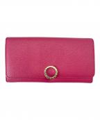 BVLGARIブルガリ）の古着「BVLGARI　284854　長財布」｜ピンク