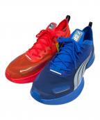 PUMAプーマ）の古着「ランニングシューズ」｜レッド×ブルー