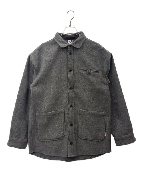 CHUMS（チャムス）CHUMS (チャムス) CHUMS　メルトンシャツジャケット グレー サイズ:Mの古着・服飾アイテム