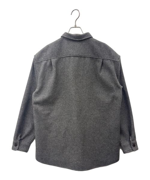 CHUMS（チャムス）CHUMS (チャムス) CHUMS　メルトンシャツジャケット グレー サイズ:Mの古着・服飾アイテム