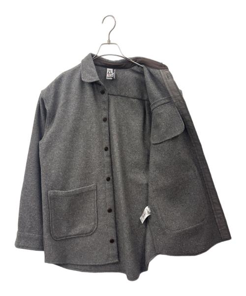 CHUMS（チャムス）CHUMS (チャムス) CHUMS　メルトンシャツジャケット グレー サイズ:Mの古着・服飾アイテム