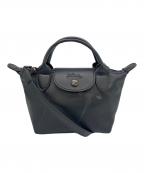 LONGCHAMPロンシャン）の古着「2WAYショルダーバッグ」｜ブラック