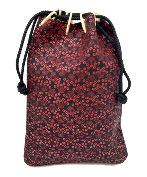 印傳屋（インデンヤ）印傳屋 (インデンヤ) 合切袋　	印傳屋 レッドの古着・服飾アイテム