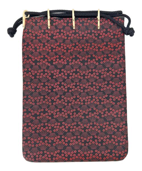 印傳屋（インデンヤ）印傳屋 (インデンヤ) 合切袋　	印傳屋 レッドの古着・服飾アイテム