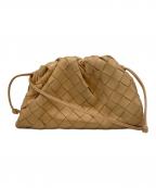 BOTTEGA VENETAボッテガベネタ）の古着「MINI THE POUCH　BOTTEGA 　イントレチャートVENETA」｜ベージュ