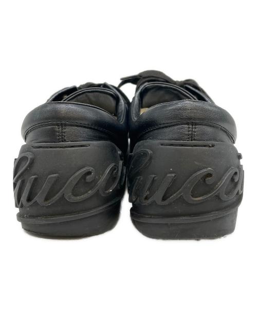 GUCCI（グッチ）GUCCI (グッチ) GUCCI　281009　ローカットスニーカー ブラック サイズ:6の古着・服飾アイテム