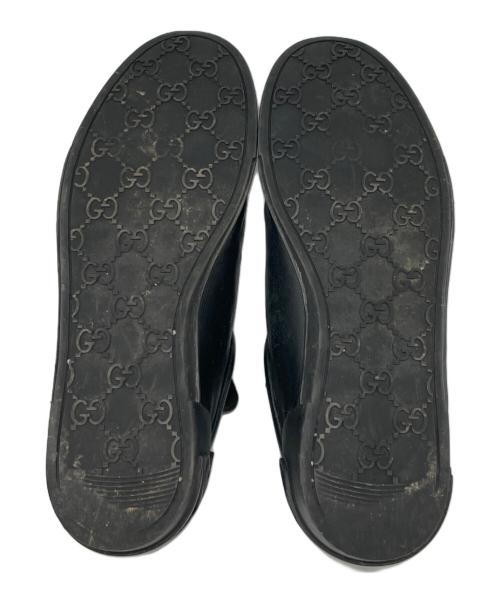 GUCCI（グッチ）GUCCI (グッチ) GUCCI　281009　ローカットスニーカー ブラック サイズ:6の古着・服飾アイテム