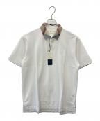 BLACK LABEL CRESTBRIDGEブラックレーベル クレストブリッジ）の古着「ポロシャツ」｜ホワイト