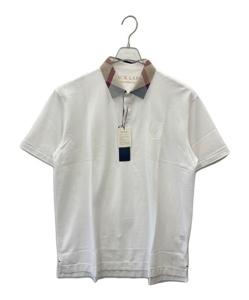BLACK LABEL CRESTBRIDGE（ブラックレーベル クレストブリッジ）BLACK LABEL CRESTBRIDGE (ブラックレーベル クレストブリッジ) ポロシャツ ホワイト サイズ:3Lの古着・服飾アイテム