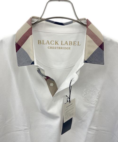 BLACK LABEL CRESTBRIDGE（ブラックレーベル クレストブリッジ）BLACK LABEL CRESTBRIDGE (ブラックレーベル クレストブリッジ) ポロシャツ ホワイト サイズ:3Lの古着・服飾アイテム