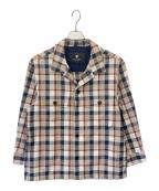 BLACK LABEL CRESTBRIDGEブラックレーベル クレストブリッジ）の古着「サッカーCPOジャケット シャツジャケット」｜ベージュ