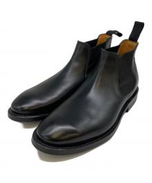 WHEEL ROBE（ウィールローブ）の古着「WHEEL ROBE　15074W　カーフサイドゴアブーツ」｜ブラック