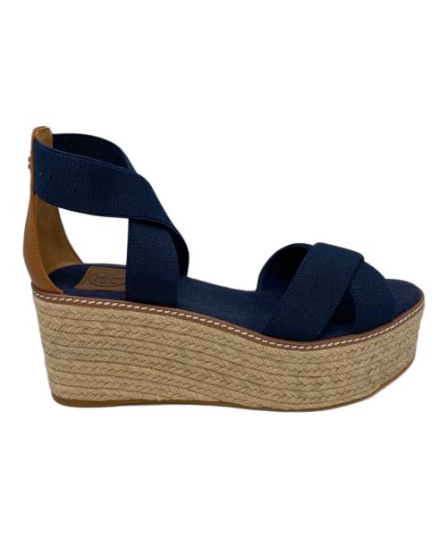 TORY BURCH（トリーバーチ）TORY BURCH (トリーバーチ) TORY BURCH　ウェッジソールサンダル ネイビー サイズ:8.5の古着・服飾アイテム