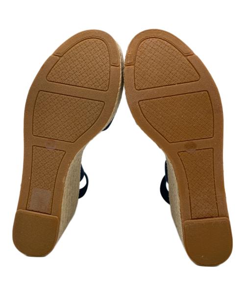 TORY BURCH（トリーバーチ）TORY BURCH (トリーバーチ) TORY BURCH　ウェッジソールサンダル ネイビー サイズ:8.5の古着・服飾アイテム