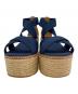 中古・古着 TORY BURCH (トリーバーチ) TORY BURCH　ウェッジソールサンダル ネイビー サイズ:8.5：5000円
