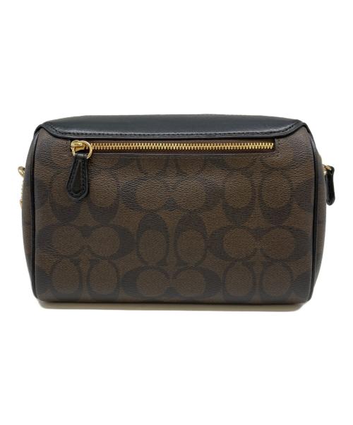 COACH（コーチ）COACH (コーチ) COACH　F77879　ショルダーバッグ ブラウン×ブラックの古着・服飾アイテム