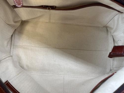 genten（ゲンテン）genten (ゲンテン) 2WAYバッグ　レザー　 ブラウンの古着・服飾アイテム