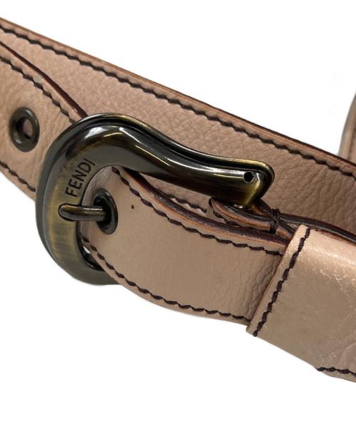 FENDI（フェンディ）FENDI (フェンディ) BORSA HOBO DOCTOR　AU06861 ピンクの古着・服飾アイテム