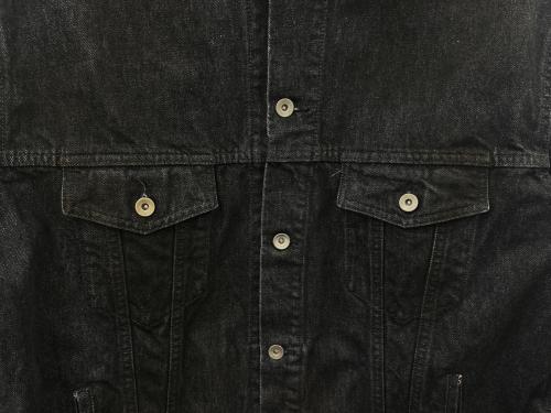 myne（マイン）myne (マイン) MYNE　G10JK015　デニムジャケット ブラック サイズ:Mの古着・服飾アイテム