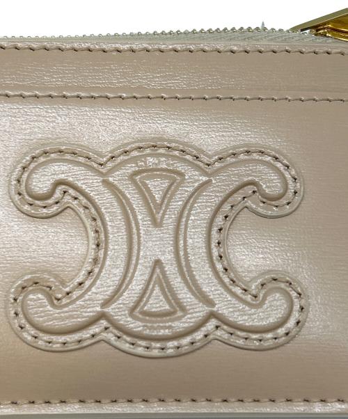 CELINE（セリーヌ）CELINE (セリーヌ) CELINE　トリオンフ ベージュの古着・服飾アイテム