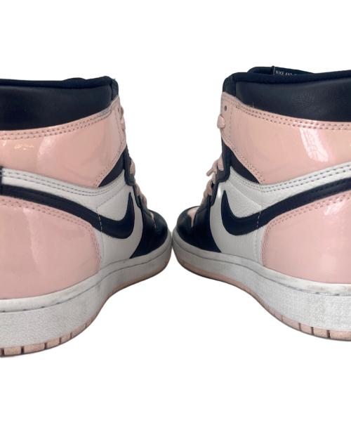NIKE（ナイキ）NIKE (ナイキ) WMNS AIR JORDAN 1 RETRO HIGH OG ピンク×ネイビー サイズ:24.5の古着・服飾アイテム