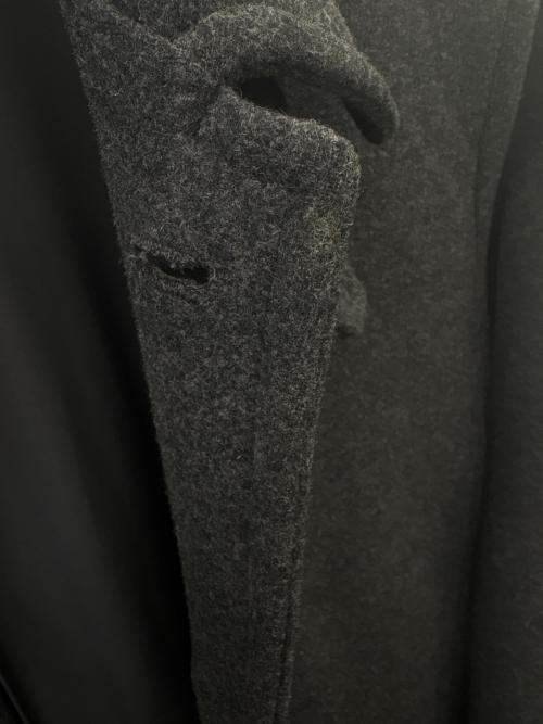 SHIPS any（シップスエニィ）SHIPS any (シップスエニィ) SHIPS any　PURE WOOL MELTON　ステンカラーコート グレー サイズ:Ｌの古着・服飾アイテム