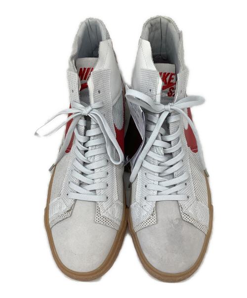 NIKE（ナイキ）NIKE (ナイキ) NIKE　ZOOM BLAZER MID PREMIUM　スニーカー ホワイト×レッド サイズ:27の古着・服飾アイテム