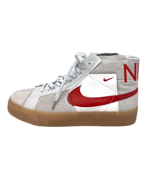 NIKE（ナイキ）NIKE (ナイキ) NIKE　ZOOM BLAZER MID PREMIUM　スニーカー ホワイト×レッド サイズ:27の古着・服飾アイテム