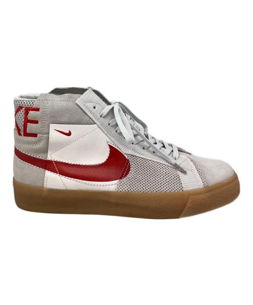NIKE（ナイキ）NIKE (ナイキ) NIKE　ZOOM BLAZER MID PREMIUM　スニーカー ホワイト×レッド サイズ:27の古着・服飾アイテム