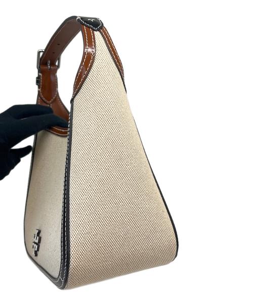 TORY BURCH（トリーバーチ）TORY BURCH (トリーバーチ) 2WAYショルダーバッグ ベージュ×ブラックの古着・服飾アイテム