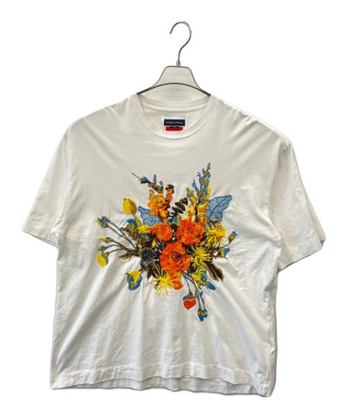MAISON SPECIAL（メゾンスペシャル）MAISON SPECIAL (メゾンスペシャル) MAISON SPECIAL  Tシャツ　フラワー刺繍 ホワイト サイズ:00の古着・服飾アイテム