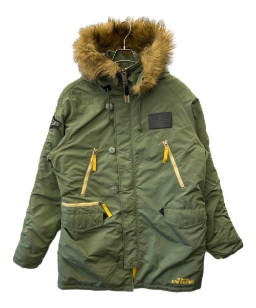 ALPHA（アルファ）ALPHA (アルファ) ALPHA N-3Bフライトジャケット カーキ サイズ:XｰLARGEの古着・服飾アイテム