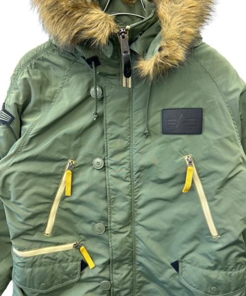 ALPHA（アルファ）ALPHA (アルファ) ALPHA N-3Bフライトジャケット カーキ サイズ:XｰLARGEの古着・服飾アイテム