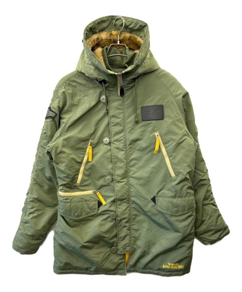 ALPHA（アルファ）ALPHA (アルファ) ALPHA N-3Bフライトジャケット カーキ サイズ:XｰLARGEの古着・服飾アイテム