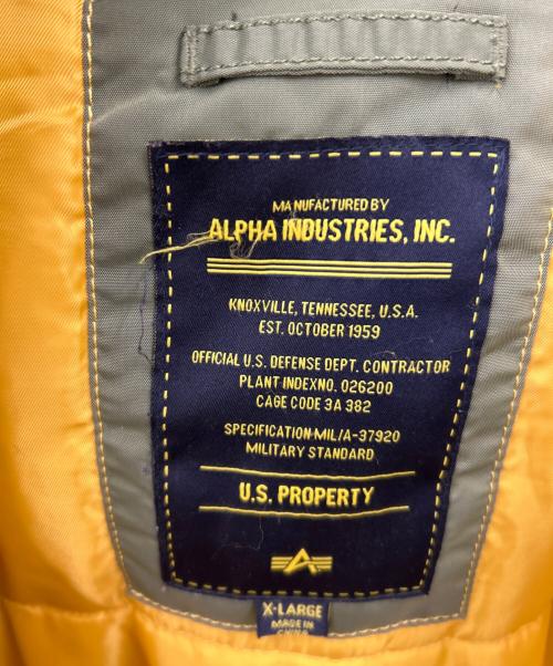 ALPHA（アルファ）ALPHA (アルファ) ALPHA N-3Bフライトジャケット カーキ サイズ:XｰLARGEの古着・服飾アイテム