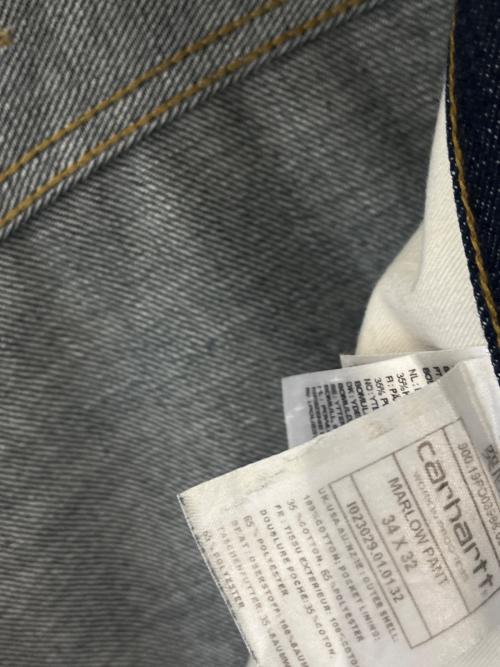 CarHartt（カーハート）CarHartt (カーハート) CarHartt MARLOW PANT デニムパンツ インディゴ サイズ:34×32の古着・服飾アイテム