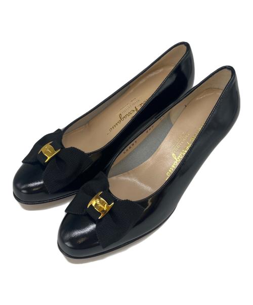 Salvatore Ferragamo（サルヴァトーレ フェラガモ）Salvatore Ferragamo (サルヴァトーレ フェラガモ) パンプス ブラック サイズ:6 1/2の古着・服飾アイテム