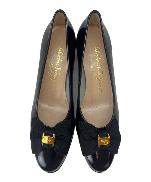 Salvatore Ferragamo（サルヴァトーレ フェラガモ）Salvatore Ferragamo (サルヴァトーレ フェラガモ) パンプス ブラック サイズ:6 1/2の古着・服飾アイテム