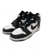 NIKEナイキ）の古着「NIKE W DUNK HIGH スニーカー」｜ブラック×ホワイト