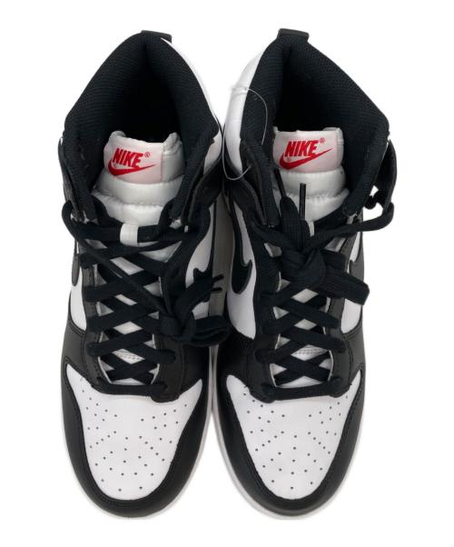 NIKE（ナイキ）NIKE (ナイキ) NIKE W DUNK HIGH スニーカー ブラック×ホワイト サイズ:26.5の古着・服飾アイテム