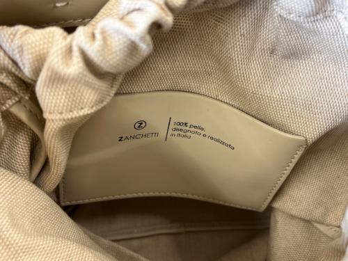 ZANCHETTI（ザンケッティー）ZANCHETTI (ザンケッティー) WOVEN BUCKET SMALL  2WAYバッグ ベージュの古着・服飾アイテム