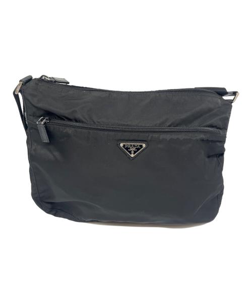 PRADA（プラダ）PRADA (プラダ) PRADA　ナイロンショルダーバッグ ブラックの古着・服飾アイテム