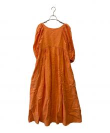 VERMEIL par iena（ヴェルメイユ パー イエナ）の古着「半袖ワンピース」｜オレンジ