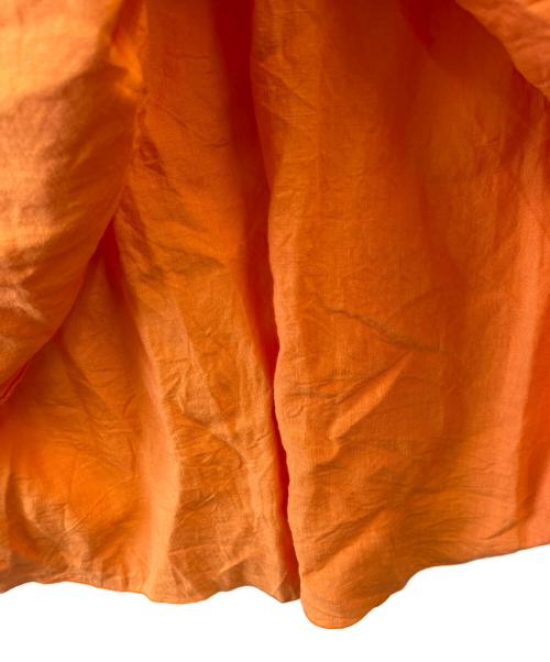 VERMEIL par iena（ヴェルメイユ パー イエナ）VERMEIL par iena (ヴェルメイユ パー イエナ) 半袖ワンピース オレンジ サイズ:記載なしの古着・服飾アイテム