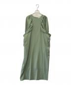 RIM.ARKリムアーク）の古着「RIM.ARK 半袖ワンピース」｜グリーン