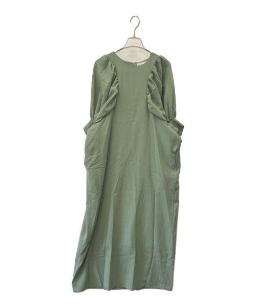 RIM.ARK（リムアーク）RIM.ARK (リムアーク) RIM.ARK 半袖ワンピース グリーン サイズ:36の古着・服飾アイテム